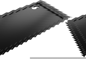 Mexen Flow štvorcový sprchový kút slim 110 x 110 cm, čierny mat - 46S701111