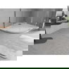 Mexen Flow polkruhový sprchový kút slim 90 x 90 cm, biely lesk - 46Q109090