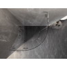 Mexen Lunar L sprchový kút polkruhový otvárací 100 x 100 cm, transparentný, chróm - 833L-100L-100P-01-00