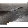 Mexen Lunar päťuholníková sprchová kabína otváracia ľavá 80 x 80 cm, transparentná, zlatá - 831-080L-080P-50-00-L