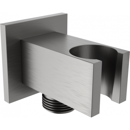Mexen Cube uhlová prípojka, brúsená gun gray - 79300-66