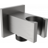 Mexen Cube uhlová prípojka, brúsená gun gray - 79300-66