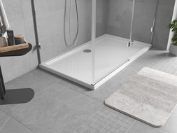 Mexen Flow obdĺžniková vanička slim 150 x 70 cm, biely lesk - 46R107015