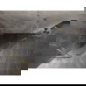 Mexen Lunar päťuholníková sprchová kabína ľavostranná 80 x 80 cm, transparentná, zlatá brúsená - 831-080L-080P-55-00-L