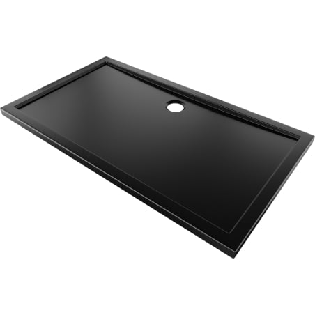 Mexen Flow obdĺžniková sprchová vanička slim 140 x 70 cm, čierna matná - 46R707014