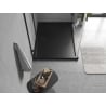 Mexen Flow obdĺžniková vanička slim 130 x 90 cm, čierna matná - 46R709013