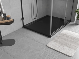 Mexen Flow obdĺžniková vanička slim 120 x 100 cm, čierny mat - 46R701012