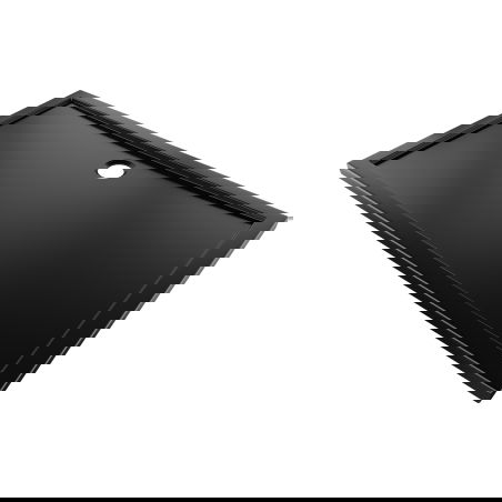 Mexen Flow obdĺžniková sprchová vanička slim 150 x 100 cm, čierny mat - 46R701015