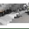 Mexen Flow obdĺžnikový sprchový kút slim 150 x 100 cm, čierny mat - 46R701015