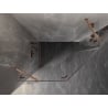 Mexen Lunar päťuholníková sprchová kabína s otočnými dverami ľavá 90 x 80 cm, transparentná, brúsená meď - 831-090L-080P-65-00-L