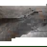 Mexen Lunar päťuholníková sprchová kabína, ľavá, 100 x 80 cm, transparentná, brúsená meď - 831-100L-080P-65-00-L