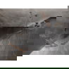 Mexen Lunar pätuholníková sprchová kabína výkyvná ľavá 100 x 100 cm, transparentná, brúsená meď - 831-100L-100P-65-00-L