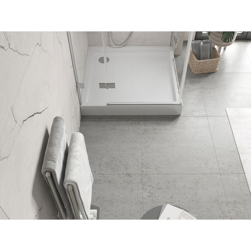 Mexen Flow+ sprchová vanička štvorcová 100 x 100 cm, biely lesk - 46S101010H