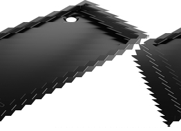 Mexen Flow+ sprchová vanička štvorcová 70 x 70 cm, čierna matná - 46S707070H