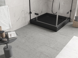 Mexen Flow+ štvorcový sprchový vanička 70 x 70 cm, čierny mat - 46S707070H
