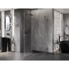 Mexen Lunar päťuholníková sprchová kabína otočná ľavá 100 x 90 cm, transparentná, brúsená sivá - 831-100L-090P-66-00-L