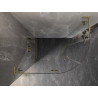 Mexen Lunar L sprchový kút polkruhový otočný ľavý 100 x 90 cm, transparentný, zlatý brúsený - 833L-100L-090P-55-00