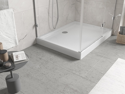Mexen Flow+ obdĺžniková sprchová vanička 120 x 70 cm, biely lesk - 46R107012H