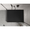 Mexen Flow+ obdĺžniková sprchovacia vanička 100 x 70 cm, čierny mat - 46R707010H