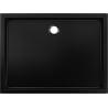 Mexen Flow+ obdĺžniková sprchovacia vanička 100 x 70 cm, čierny mat - 46R707010H