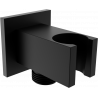Mexen Cube rohová prípojka, čierna - 79300-70
