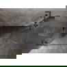 Mexen Lunar L sprchový kút polkruhový výklopný ľavý 100 x 90 cm, transparentný, gun metal - 833L-100L-090P-95-00