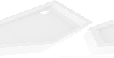 Mexen Flow+ päťuholníkový sprchový kút 100 x 100 cm, biely lesk - 46P101010H