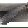 Mexen Lunar L polkruhová sprchová kabína výklopná pravá 100 x 80 cm, transparentná, zlatá kartáčovaná - 833L-100P-080L-55-00