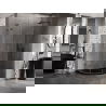 Mexen Lunar L sprchová kabína polkruhová pravá 100 x 90 cm, transparentná, gun metal - 833L-100P-090L-95-00