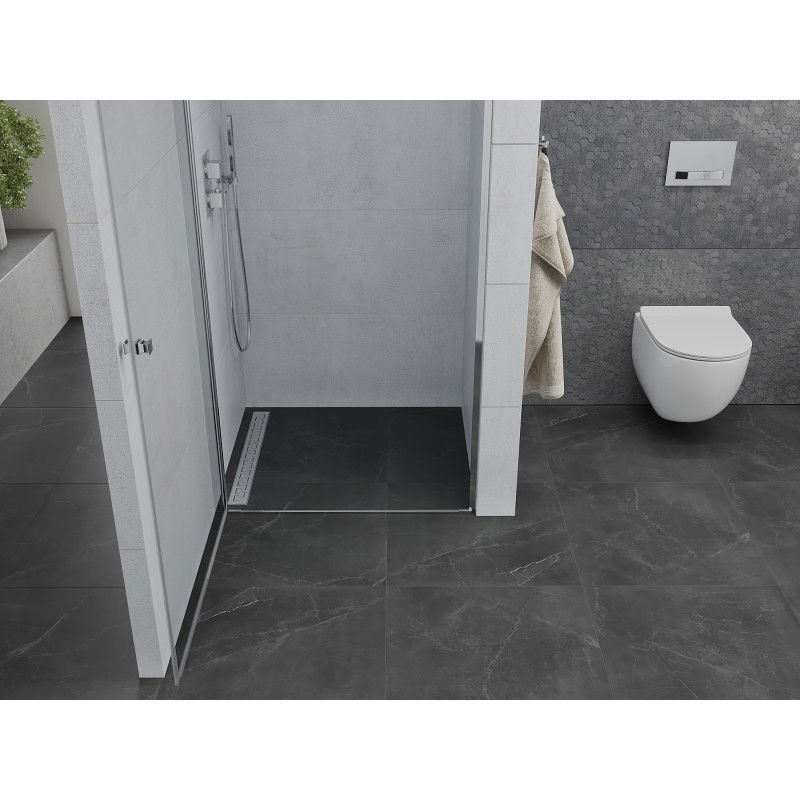 Mexen Pretoria sprchové dvere otočné 65 cm, priehľadné, chróm - 852-065-000-01-00