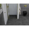 Mexen Pretoria sprchové dvere s otváraním 80 cm, transparentné, zlaté - 852-080-000-50-00