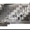 Mexen Lunar L Duo sprchový kút s krídlovými dverami 100 x 85 cm, priehľadný, chróm - 834L-100L-085P-01-00