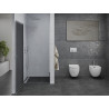 Mexen Pretoria sprchové dvere otváracie 80 cm, grafit, chróm - 852-080-000-01-40