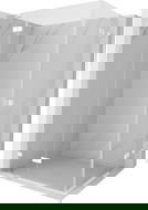 Mexen Lunar Duo sprchová kabína s otočnými dverami vľavo 115 x 70 cm, priehľadná, biela - 834-115L-070P-20-00