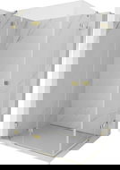 Mexen Lunar Duo sprchová kabína otváracia ľavá 95 x 85 cm, transparentná, zlatá - 834-095L-085P-50-00