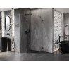 Mexen Lunar pentaľná sprchová kabína výklopná ľavá 100 x 100 cm, transparentná, gun metal - 831-100L-100P-95-00-L