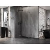 Mexen Lunar pentaľná sprchová kabína výklopná ľavá 100 x 100 cm, transparentná, gun metal - 831-100L-100P-95-00-L