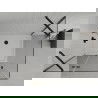 Mexen Roma sprchový kút otvárací 110 x 80 cm, priehľadný, čierny + vanička Flat, biela - 854-110-080-70-00-4010B
