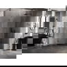 Mexen Lunar päťuholníková sprchová kabína, otváracia pravá, 90 x 90 cm, priehľadná, brúsená gun gray - 831-090P-090L-66-00-P