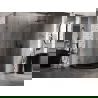 Mexen Lunar päťuholníková sprchová kabína otváracia pravá 100 x 80 cm, transparentná, gun metal - 831-100P-080L-95-00-P