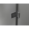 Mexen Lunar päťuholníková sprchová kabína otváracia pravá 100 x 80 cm, transparentná, gun metal - 831-100P-080L-95-00-P