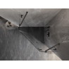 Mexen Lunar Sprchová kabína päťuholníková výkyvná pravá 100 x 100 cm, transparentná, gun metal - 831-100P-100L-95-00-P