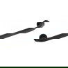 Mexen nástenné madlo 30 cm, čierna - 70101630-70