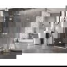 Mexen Lunar L Duo sprchovací kút otvárací 120 x 85 cm, priehľadný, biely - 834L-120L-085P-20-00