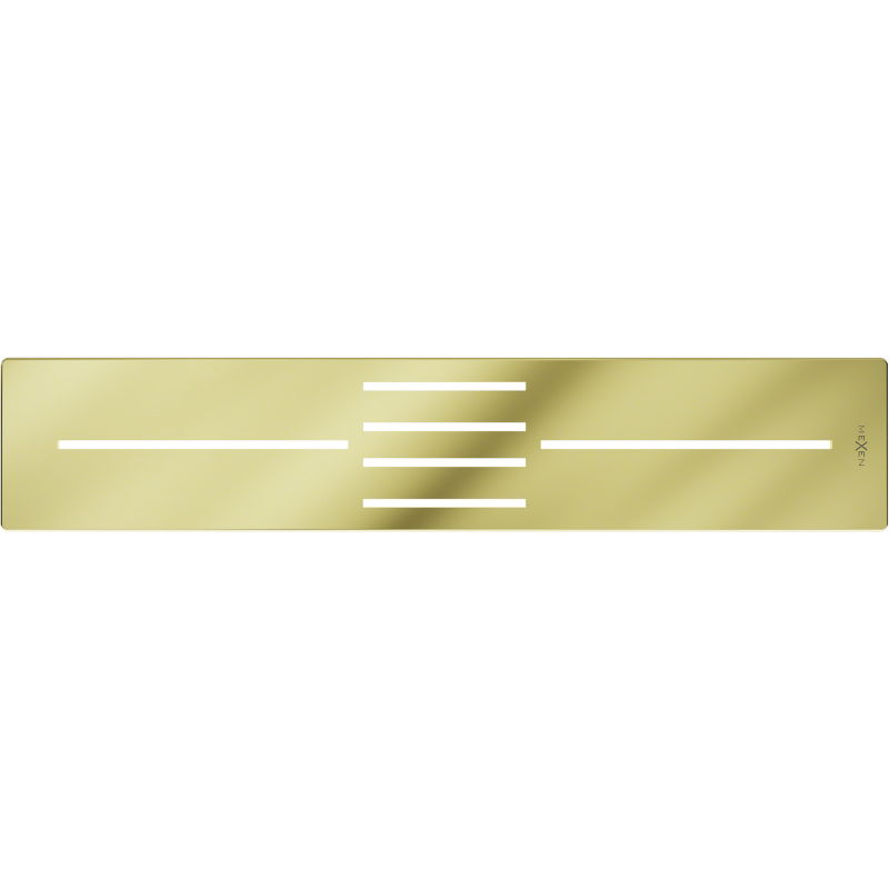 Mexen Toro kryt na sprchový kút 100-120 cm, zlatý - 43910050