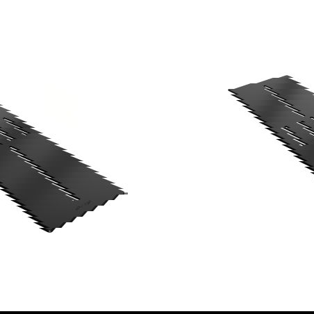 Mexen Toro maskovacia lišta pre sprchovú vaničku 130-160 cm, čierna - 43920070