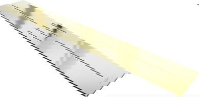 Mexen Toro maskovanie pre sprchovú vaničku 170-200 cm, zlatá - 43930050