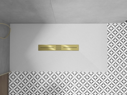 Mexen Toro maskovanie pre sprchovú vaničku 170-200 cm, zlatá - 43930050