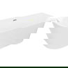 Mexen Oval Slim voľne stojaca priliehavá vaňa 170 x 80 cm, biela, prepad zlatý - 52661708000-50