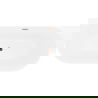 Mexen Oval Slim voľne stojaca pri stene vaňa 170 x 80 cm, biela, preliv ružové zlato - 52661708000-60